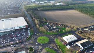 Station Road AshingtonFrom Above [upl. by Alliw]