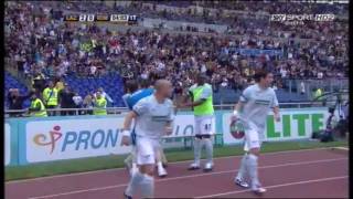 Lazio Roma 20 Gol Zarate HD 110409mp4 [upl. by Llennyl]