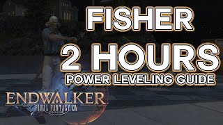 Leveling Fisher from 80 to 90 in 2 hours  FFXIV Endwalker [upl. by Notxam]