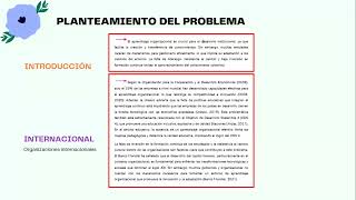 PLANTEAMIENTO DEL PROBLEMA [upl. by Anyt]