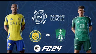 FC 24  Al Nassr vs Al Ahli  Saudi Pro League  PC Gameplay 1080P [upl. by Odnumde]