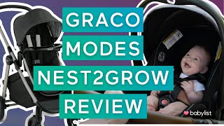 Graco Stroller Setup amp Review Nest2Grow Travel System  Babylist [upl. by Acinat]