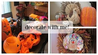 GOODBYE HALLOWEEN HELLO THANKSGIVING DECOR [upl. by Bradski136]