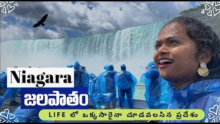 Niagara జలపాతం 😊😊  LIFE లో ఒక్కసారైనా చూడవలసిన ప్రదేశం ❤️❤️ [upl. by Salem800]