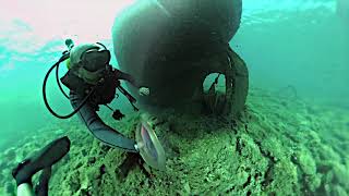 Wreck Dive  quotKali Tichiquot Greece [upl. by Ylluz]