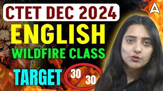 CTET दिसंबर 2024  English  Wildfire Class  3030 का निचोड़ by Nidhi Arora Maam [upl. by Filemon]