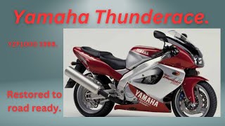 Yamaha YZF1000 Thunderace Part 6 Restored to road ready [upl. by Daj817]