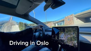 Driving in Oslo [upl. by Aynosal]