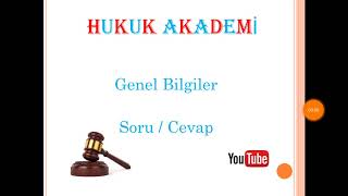 Medeni Hukuk Genel Bilgiler [upl. by Vernor]