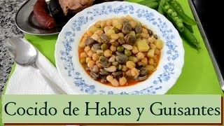 Cocido de Habas y Guisantes Las Recetas del Hortelano [upl. by Trubow614]