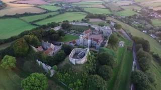 Drone Flight over Carisbrooke Castle Isle of Wight 4K [upl. by Alamaj699]