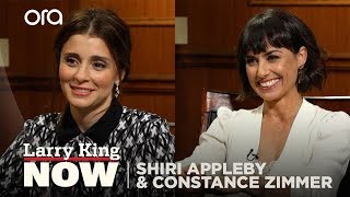 UnREAL stars Shiri Appleby and Constance Zimmer on success and Hollywood [upl. by Nodarse]