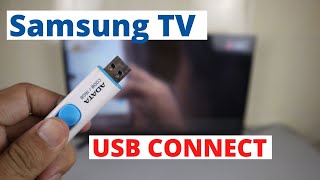 How to Connect and Play USB Drive to Samsung LED TV [upl. by Iormina]