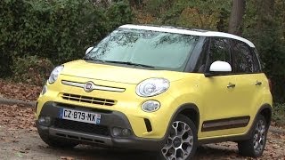 Essai Fiat 500L Trekking 16 Multijet 105 2013 [upl. by Niarfe]