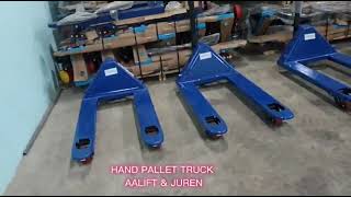 HAND PALLET TRUCK AALIFT amp JUREN [upl. by Annasiul221]