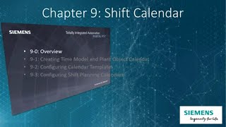 WinCC Unified V17  33 Overview of Unified Shift Calendar WinCCGURU [upl. by Hrutkay]