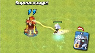 Supercharge Inferno Tower vs Every Troops Clash of Clans [upl. by Latonia]