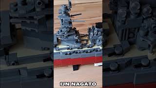 IJN NAGATO 1300 Battleship by BlueBrixx battleship ww2 ijn nagato japanese legoship lego [upl. by Irmgard]