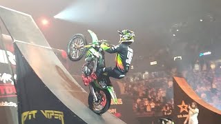 Nitro Circus with Axel Wheeling into a backflip Travis Pastrana and the gang threw down a sick show [upl. by Amora]