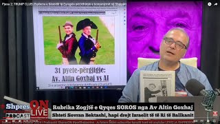 Rubrika Zogjtë e Qyqes Soros Shteti Bektashi hapi drejt krijiimit të Izraelit të Ri të Ballkan [upl. by Lekzehcey]