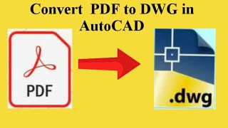 Autocad 2019  How to import a PDF file easily [upl. by Cordell]