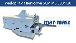 Wielopiła gąsienicowa SCM M3 do obróbki drewna 300120  MarMasz  Woodworking Machines [upl. by Auqinihs348]