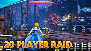 New 20 Player Raid in Sword Art Online Fractured Daydream  First Impressions Playtest Beta [upl. by Itaws404]