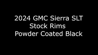 GMC Sierra Powder Coated Rims [upl. by Oler]