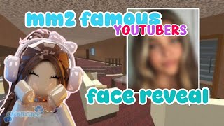 Mm2 Famous YouTuber FACE REVEALS vanilbean Angelazz realauiciq [upl. by Ecirb]