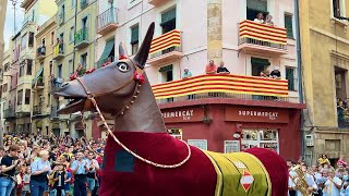 El Convit del 700 La MULASSA de Valls 38a Mostra Folklore Viu Tarragona Festes de Santa Tecla 2022 [upl. by Amaerd836]