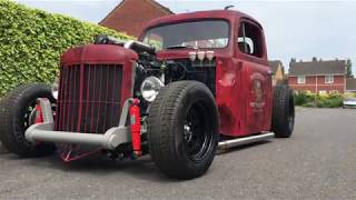 Beaver Cleaners Cummins 6bt Ratrod Walk Around Ford F1 F2 Cantilever Air Ride [upl. by Attenhoj970]