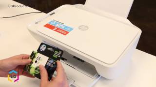 How to Replace Ink Cartridges in the HP® Deskjet 2652 and Deskjet 2655 [upl. by Acus767]