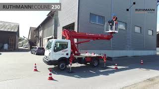 RUTHMANN ECOLINE 230 LKWArbeitsbühne  truckmounted platform [upl. by Merri]