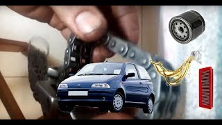 Tutorial  Come Cambiare olio e filtri di una Fiat Punto Prima Serie [upl. by Reger767]