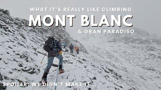 Mont Blanc  What Its Really Like Climbing Western Europes Highest Mountain Goûter Route [upl. by Ronna770]