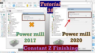 Powermill Delcam 2017  2020 Consion Z Finishing Update Fetcher Completed Tutorial [upl. by Akino]