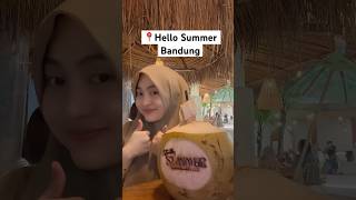 Hello Summer Cafe Bandung  Instagrammabel makannya enak ‼️cafebandung bandunghits hellosummer [upl. by Belshin]