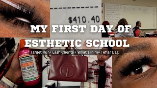 FIRST DAY OF ESTHETICIAN SCHOOL [upl. by Pomcroy745]