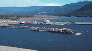 Kitimat Harbour October 22 2024 [upl. by Dnarud]