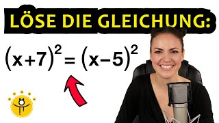 Gleichung mit Binomischer Formel lösen [upl. by Enicul196]