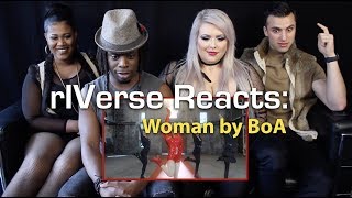 rIVerse Reacts Woman by BoA  MV Reaction [upl. by Ahseyi]