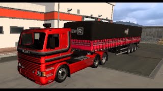 Scania R112M do AN nas Estradas de terra do Mapa EBR 151152  glskins aovivo [upl. by Aihsatal]