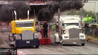 Great Lakes Big Rig Challenge 2019 Bobtail Drag Racing Compilation [upl. by Bahe]