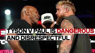 Eddie Hearn Slams Mike Tyson vs Jake Paul Fight Dangerous amp Disrespectful to Boxing [upl. by Enomad547]