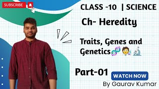 Heredity Class10  Part01  All conceptspyqs Ncert covered 🔥physicswallah pw biology bio [upl. by Zoubek638]