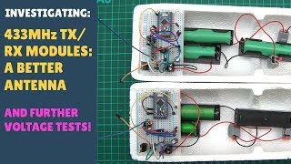 INVESTIGATING The Range of Cheap 433MHz RF Transmitter Receiver Modules  Antenna Whip Part 45 [upl. by Refotsirk338]