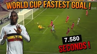 World Cup fastest goal  75 Seconds by Benteke Gibraltar VS Belgium 10102016 HD [upl. by Ehcsrop186]