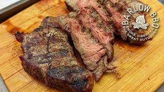 Grilled Flat Iron Steaks  Barlow BBQ 4K [upl. by Gnort]