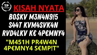 VIRAL  AKU BERMAIN DI TEPI PANTAI BERSAMA BOSKU  KISAH NYATA [upl. by Atneuqal276]