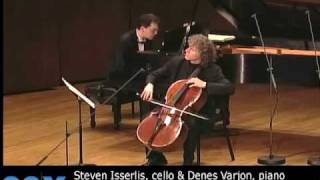 Steven Isserlis cello amp Denes Varjon piano  Schumann Abendlied Op85 No12 arr Joachim [upl. by Nnaeed]